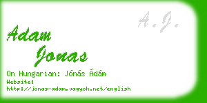 adam jonas business card